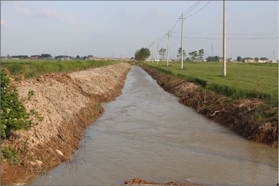 灌北干渠临时导流工程稳定运行