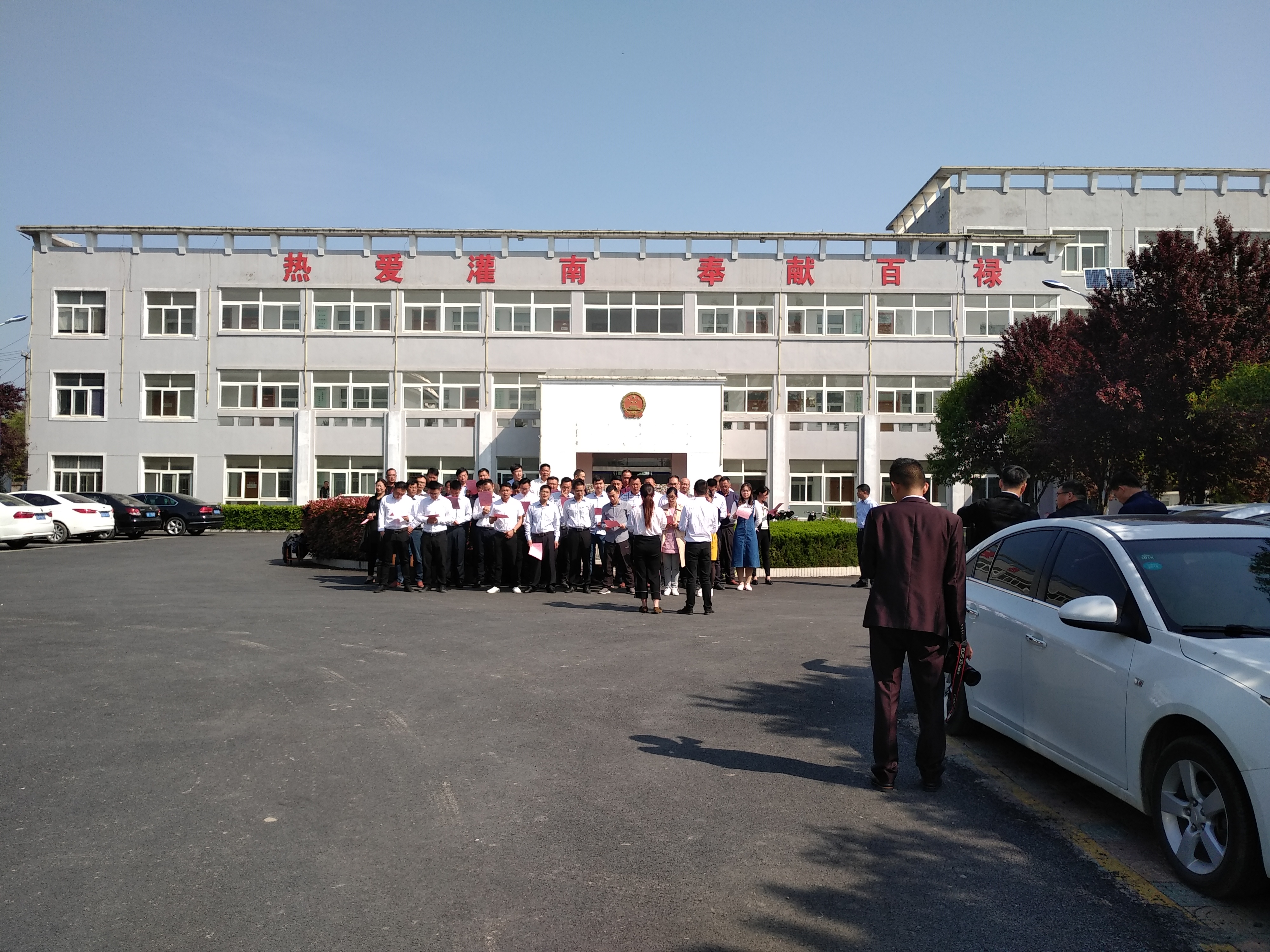 百禄镇开展新时代灌南精神之歌学唱活动